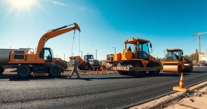 Locação de Equipamentos para Asfalto Eficiente