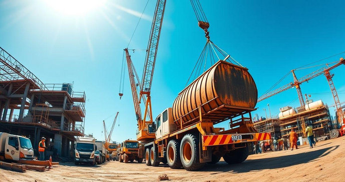 Locação de caminhão Munck é a solução ideal para transporte e elevação de cargas pesadas