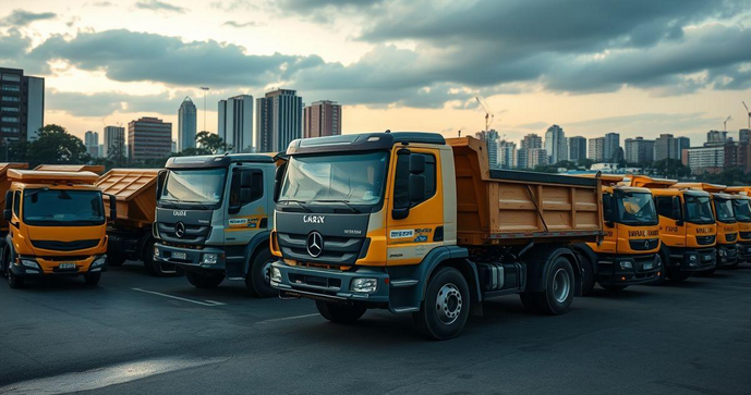 Locação de Caminhão Basculante em SP para Suas Necessidades