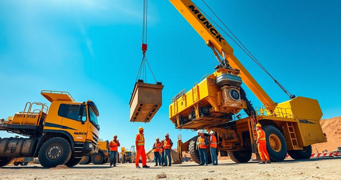 Locação de caminhão Munck: Como escolher o melhor para suas necessidades de transporte