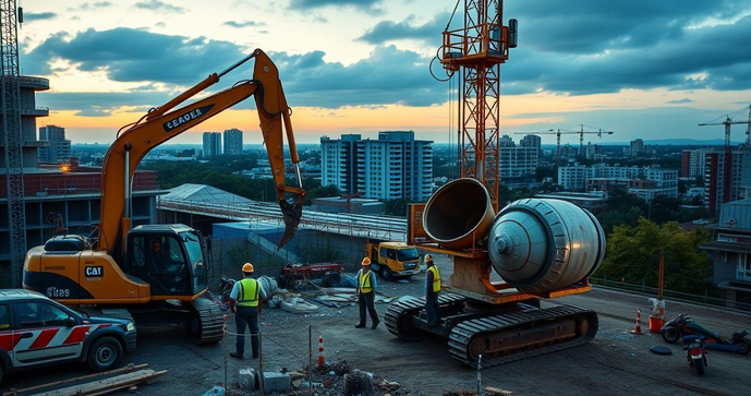 Locação de Equipamentos para Construção Civil Completa