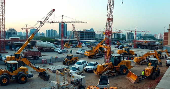 Como a Locação de Máquinas para Construção Civil Pode Otimizar Seus Projetos