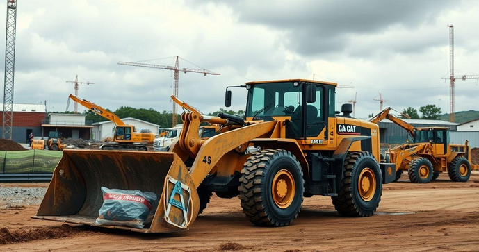 Locação de pá carregadeira garante eficiência e economia para sua obra