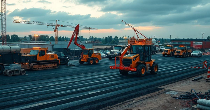 Locação de Equipamentos para Asfalto: Soluções Eficientes para Construtoras